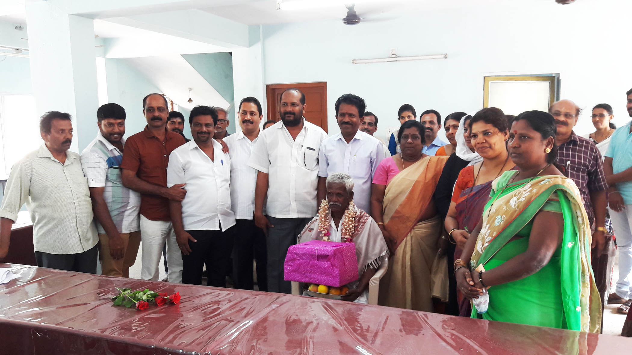 ನಿವೃತ್ತ ಪೌರ ಕಾರ್ಮಿಕರಿಗೆ ಸನ್ಮಾನ